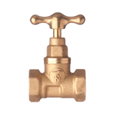 Llave paso agua bronce