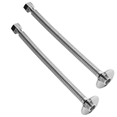 Flexibles mallados para agua con puntales cromados