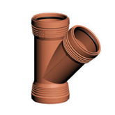 Ramal simple 45° HH