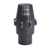 Válvula de retención de pie con canasto