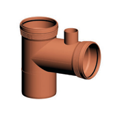 Ramal simple 90° con ventilación Diám. 50